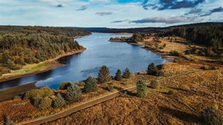 Is there a village under Kielder Reservoir