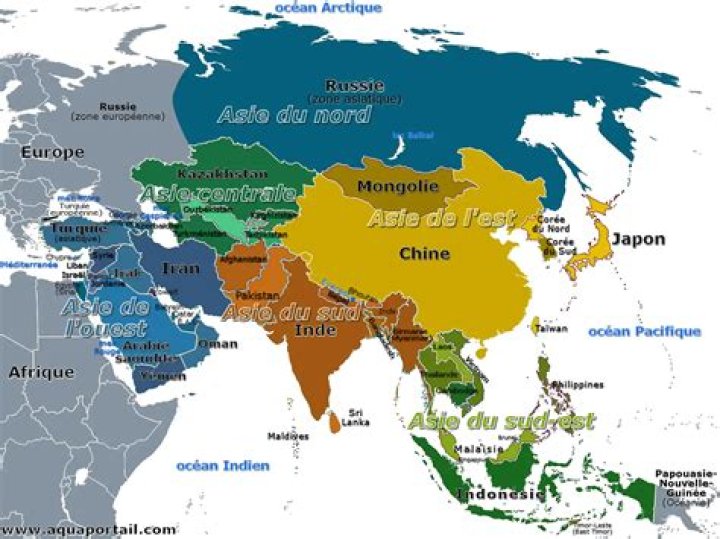 Quels sont les pays de lAsie de lOuest