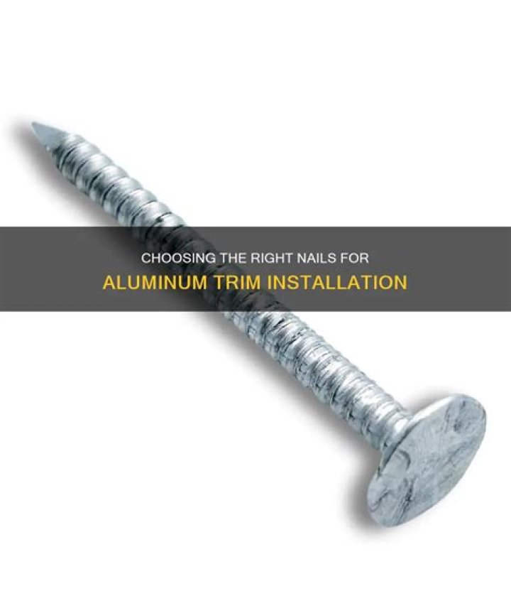 What are aluminum nails used for