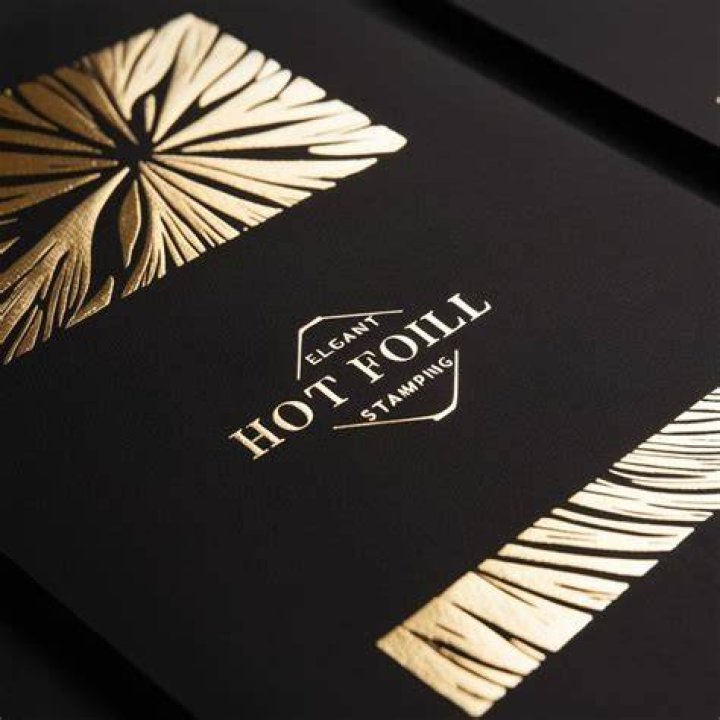 What are foil stamped cards