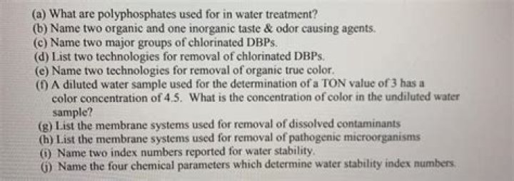 What are polyphosphates used for