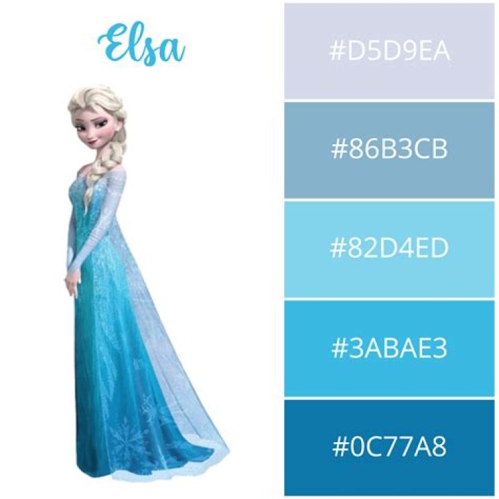What are the colors for frozen