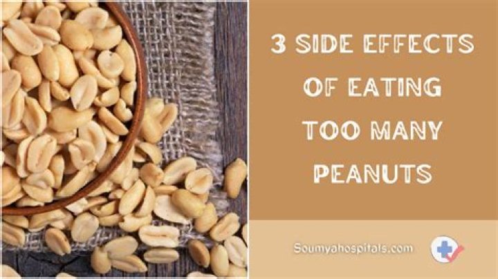 What are the disadvantages of eating peanuts