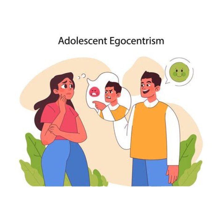 What are the two key components of adolescent egocentrism