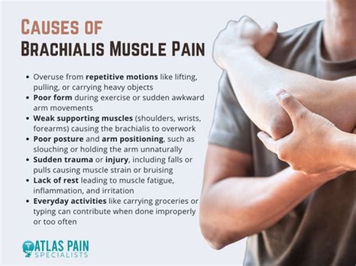 What causes Brachialis pain