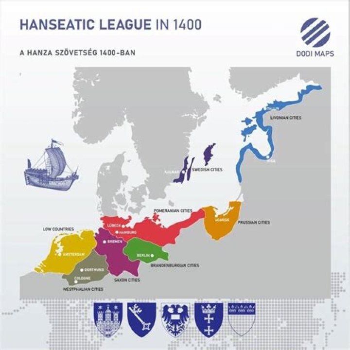 What cities belong to the Hanseatic League