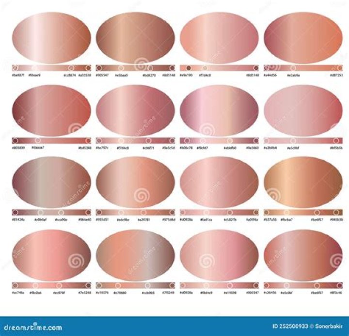 What color family is rose gold