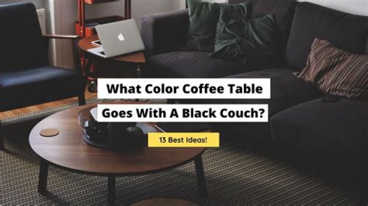 What color flooring goes with black furniture