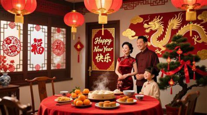 What decorations do they use for Chinese New Year