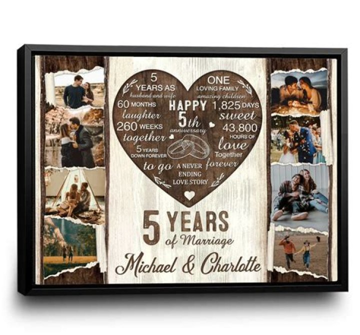 What do you give your husband for 5th anniversary