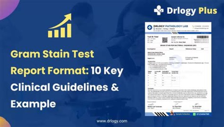 What does a Gram stain test for
