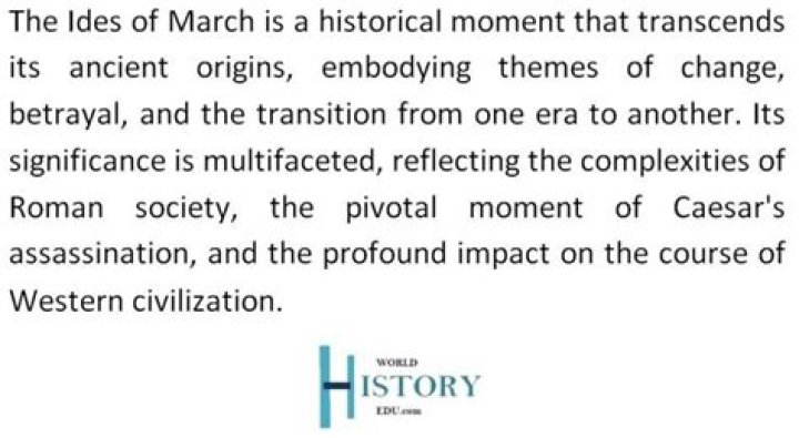 What does Ides mean in Ides of March