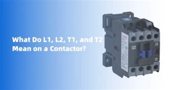 What does t1 and t2 mean on a contactor