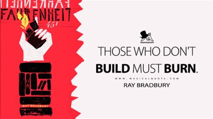 What does those who dont build must burn