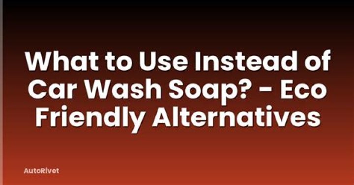 What else can you use instead of sugar soap