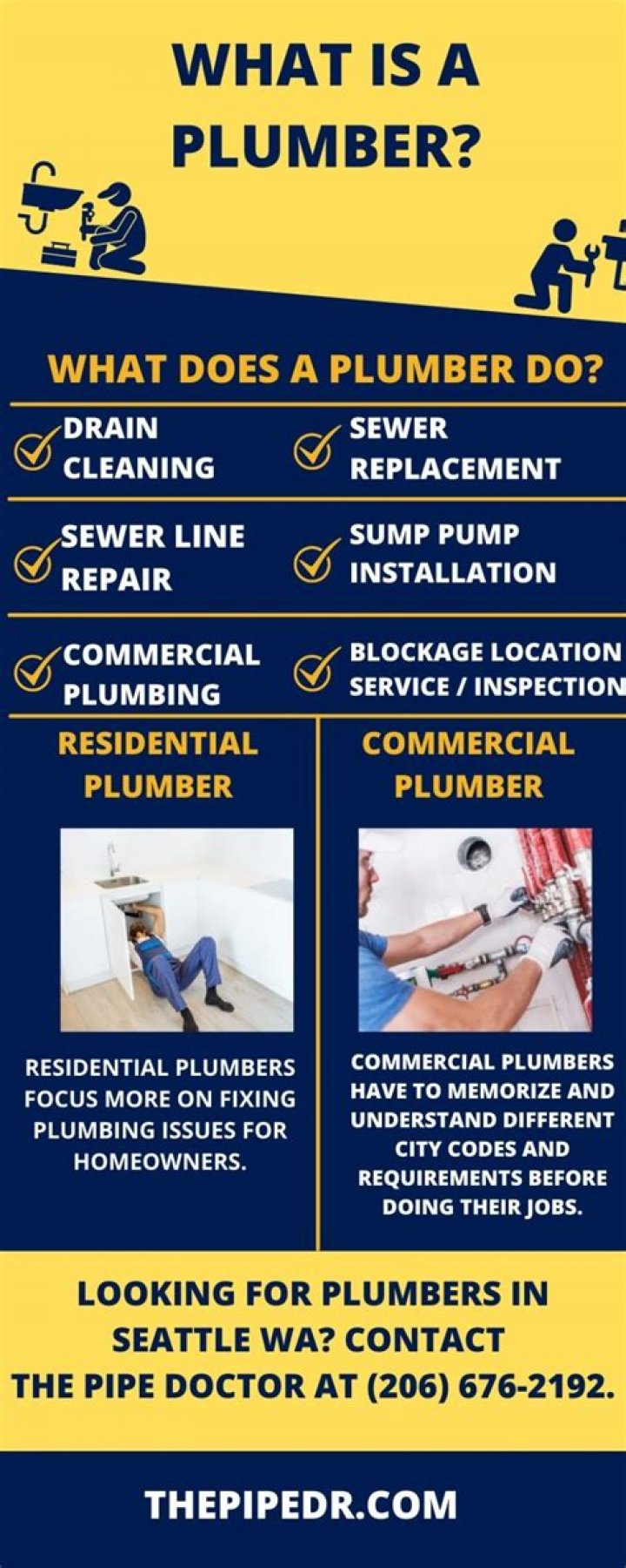 What exactly does a plumber do