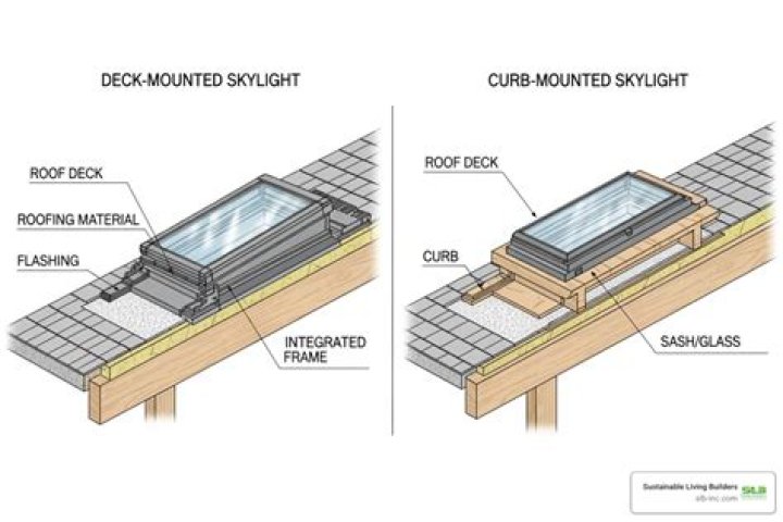 What is a deck mount skylight