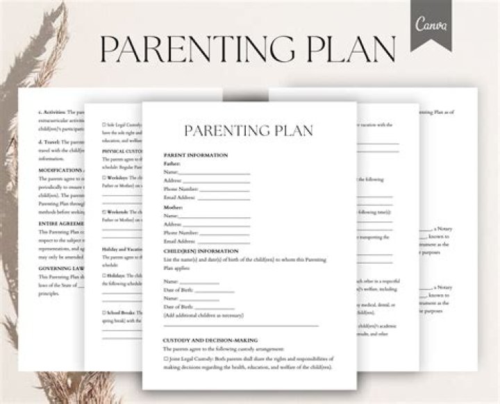 What is a fair parenting plan