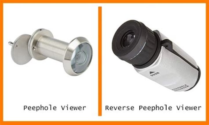 What is a reverse peephole viewer