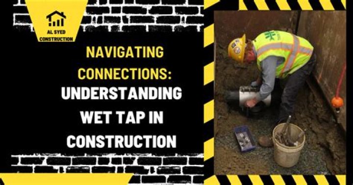 What is a wet tap in construction