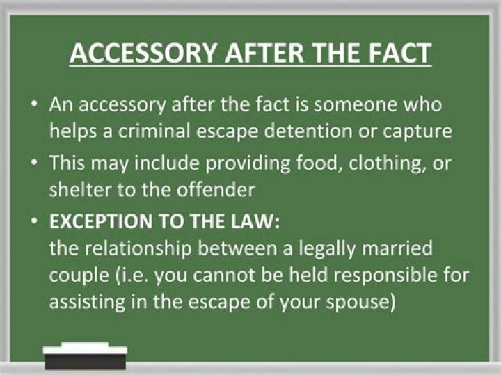 What is accessory after the fact to a felony