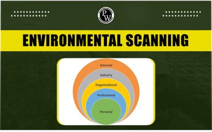 What is an environmental scan in healthcare