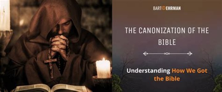 What is canonization of the Bible