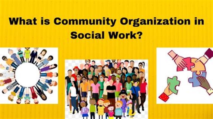What is community organizing in social work