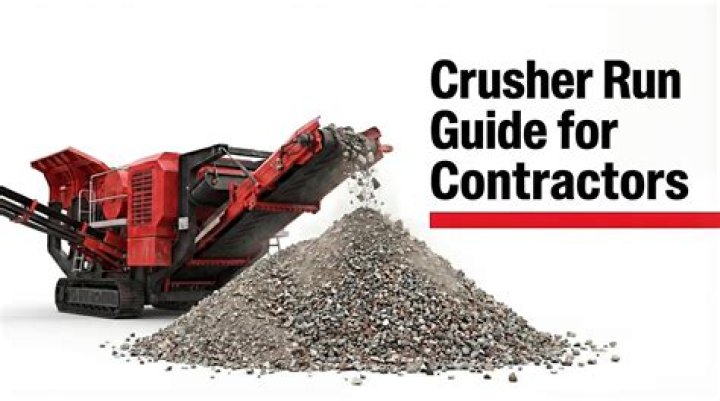 What is crusher run gravel for driveways
