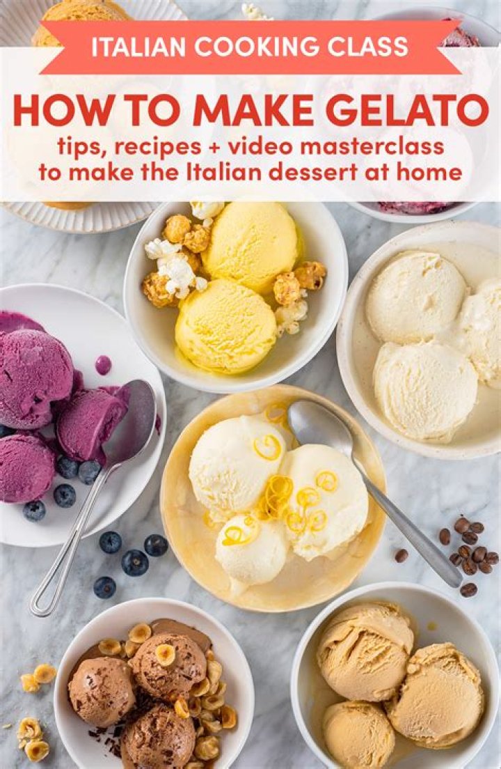 What is gelato ice cream made of