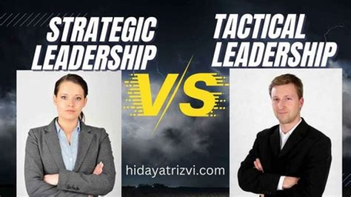 What is tactical leadership