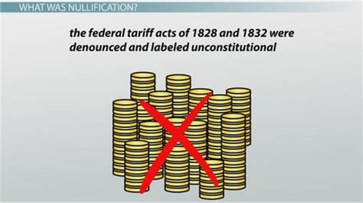What is the 1832 Ordinance of Nullification