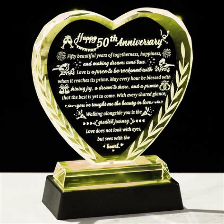 What is the 50th anniversary gift