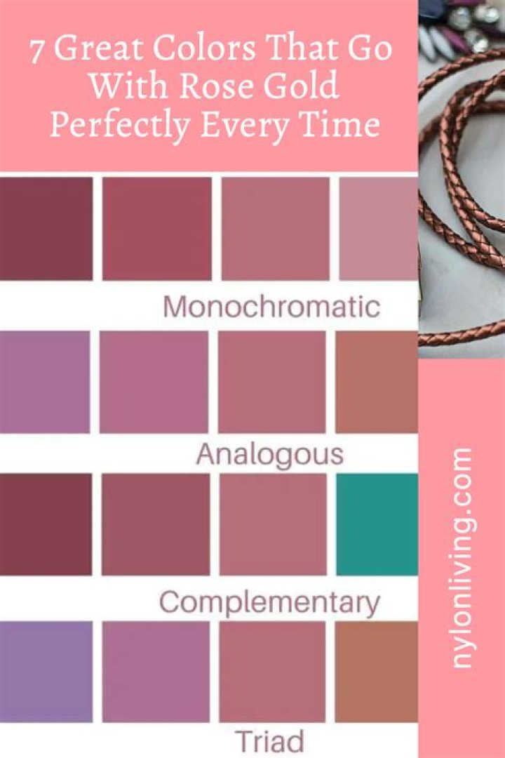 What is the closest color to rose gold