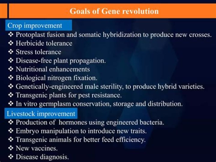 What is the meaning of gene revolution