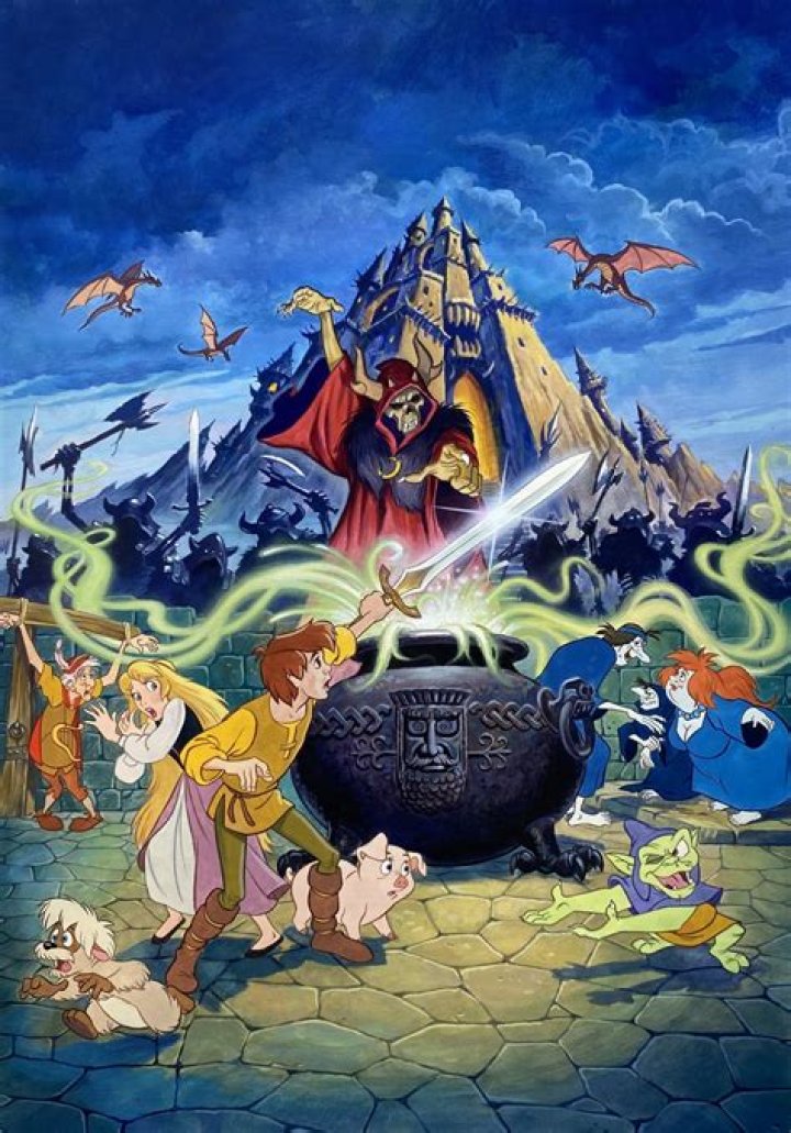 What is the pigs name in the black cauldron