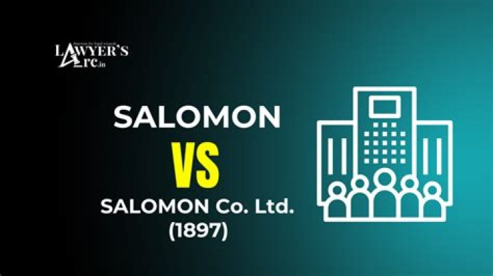 What is the rule in Salomon vs Salomon