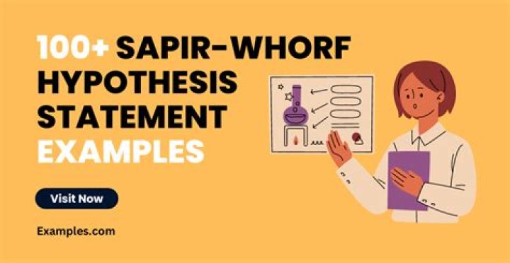 What is the Sapir Whorf hypothesis examples