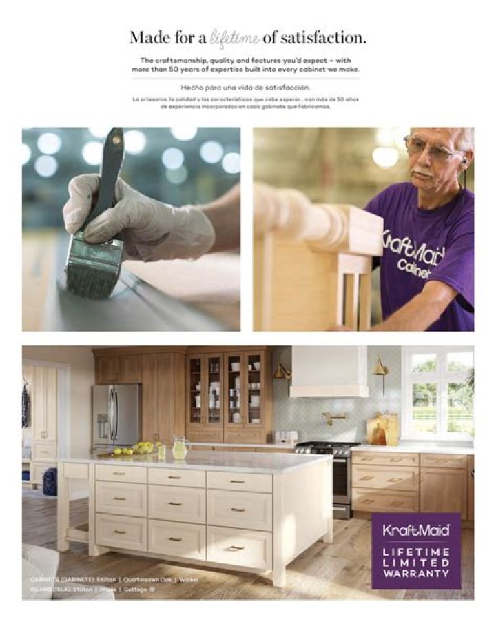 What is the warranty on KraftMaid cabinets
