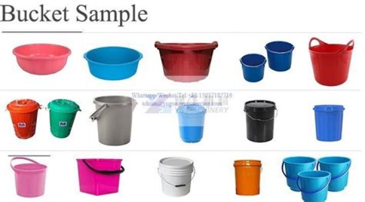 What kind of plastic are buckets made of