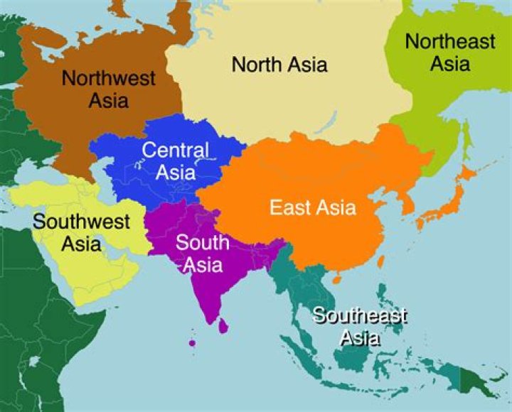 What separates South Asia from the rest of Asia