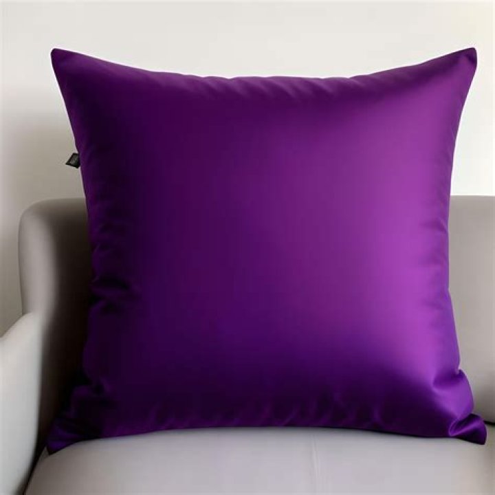 What size is the purple pillow