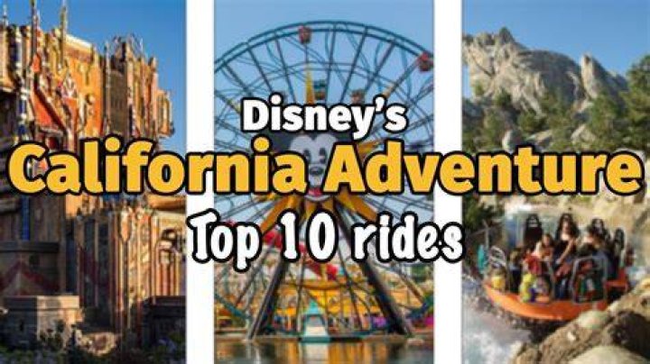 What were the original rides at California Adventure