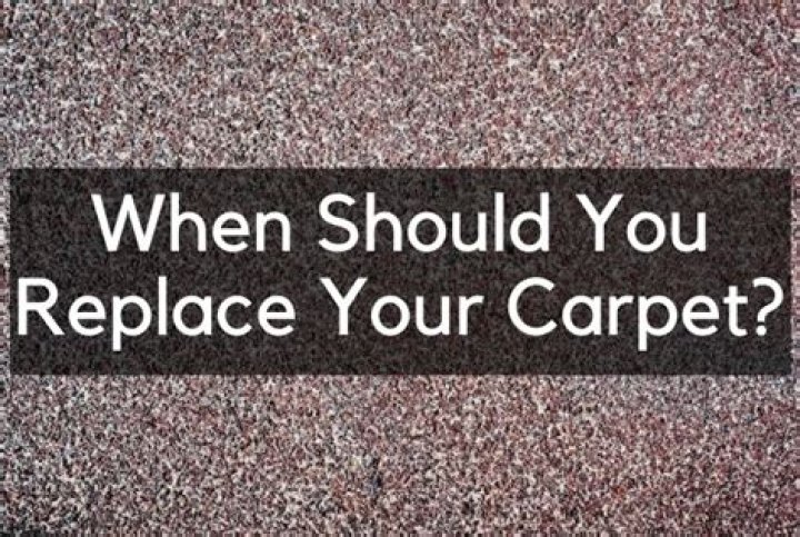 When should you replace carpet
