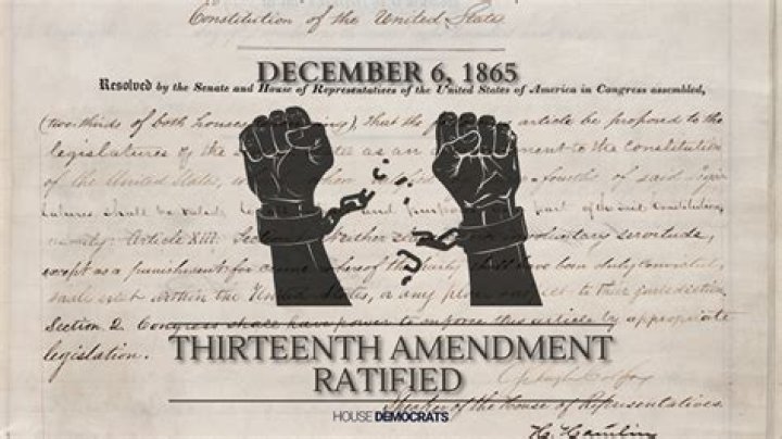 When was the 13th Amendment passed