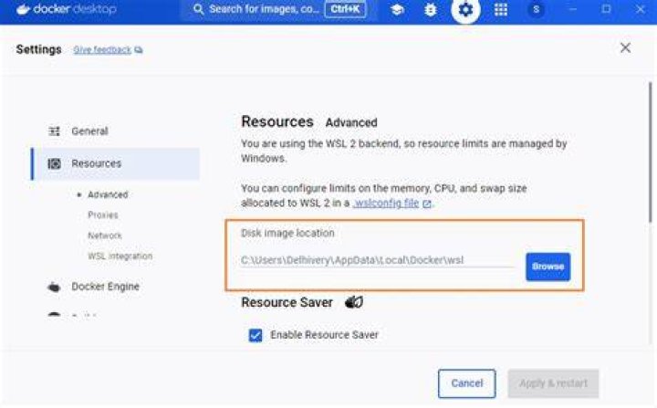 Where are Docker config files stored