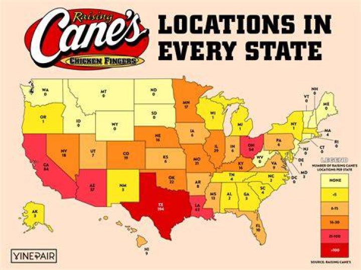 Where is the first canes located