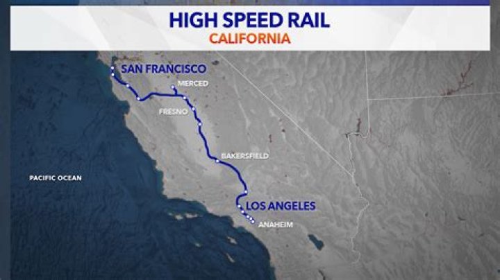 Where will Californias high speed rail stop in the Bay Area