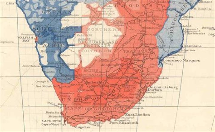 Who controlled South Africa in 1910