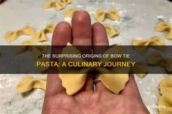 Who invented bow tie pasta